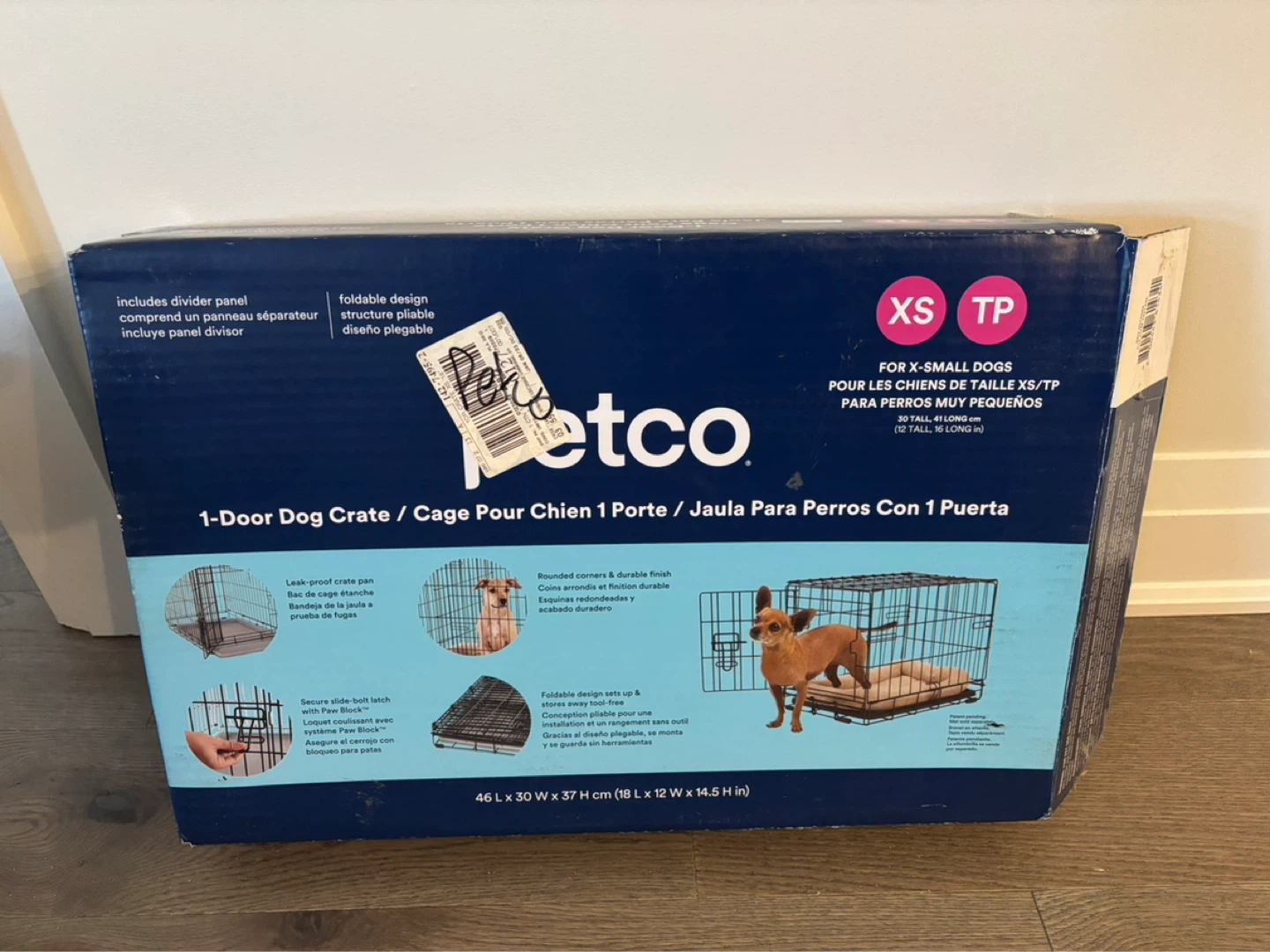 Petco 1-Door Dog Crate for X-Small Dogs