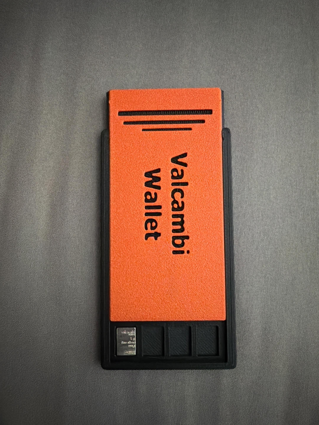 Valcambi Wallet with 1g Fine Silver Bar