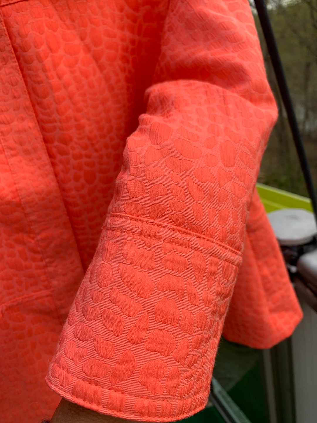 Alia Petites Orange Textured Blazer Size 8P - photo 5