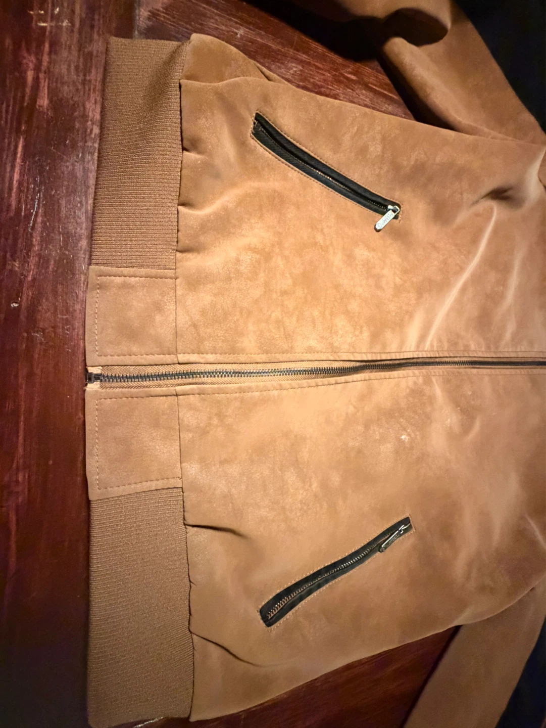 American Breed Suede Bomber Jacket - XL - photo 5