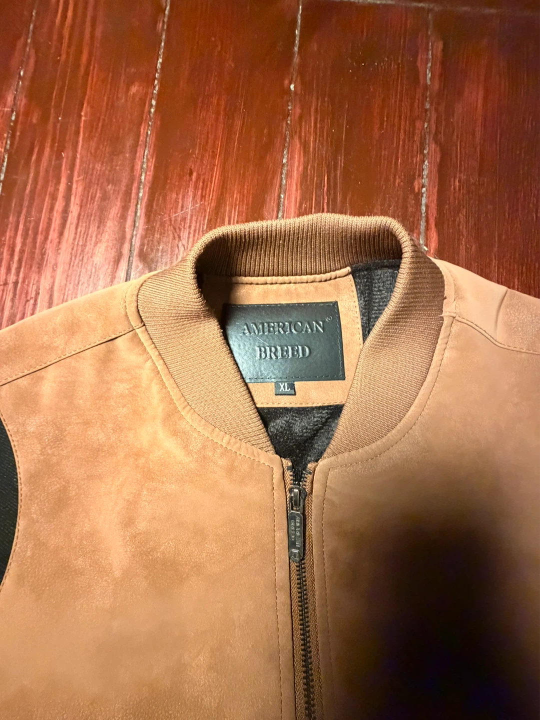 American Breed Suede Bomber Jacket - XL - photo 2