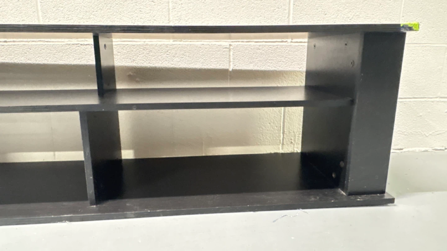 Black Media Console / TV Stand - photo 5
