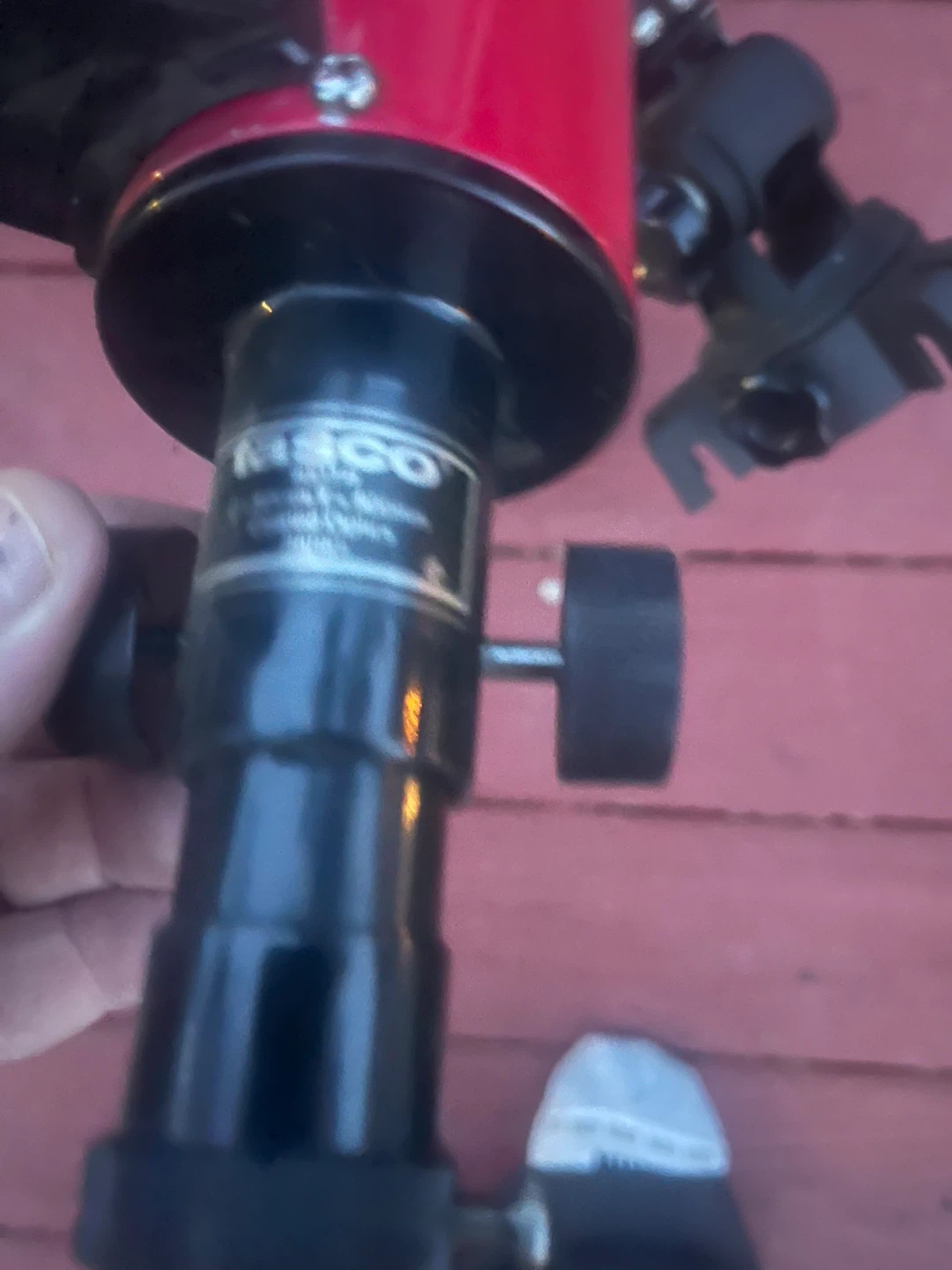 Meco Red Telescope with Mount - photo 4