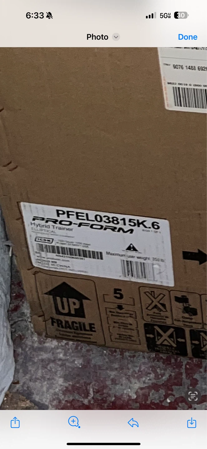 ProForm PFEL03815K.6 Hybrid Trainer Elliptical - photo 2