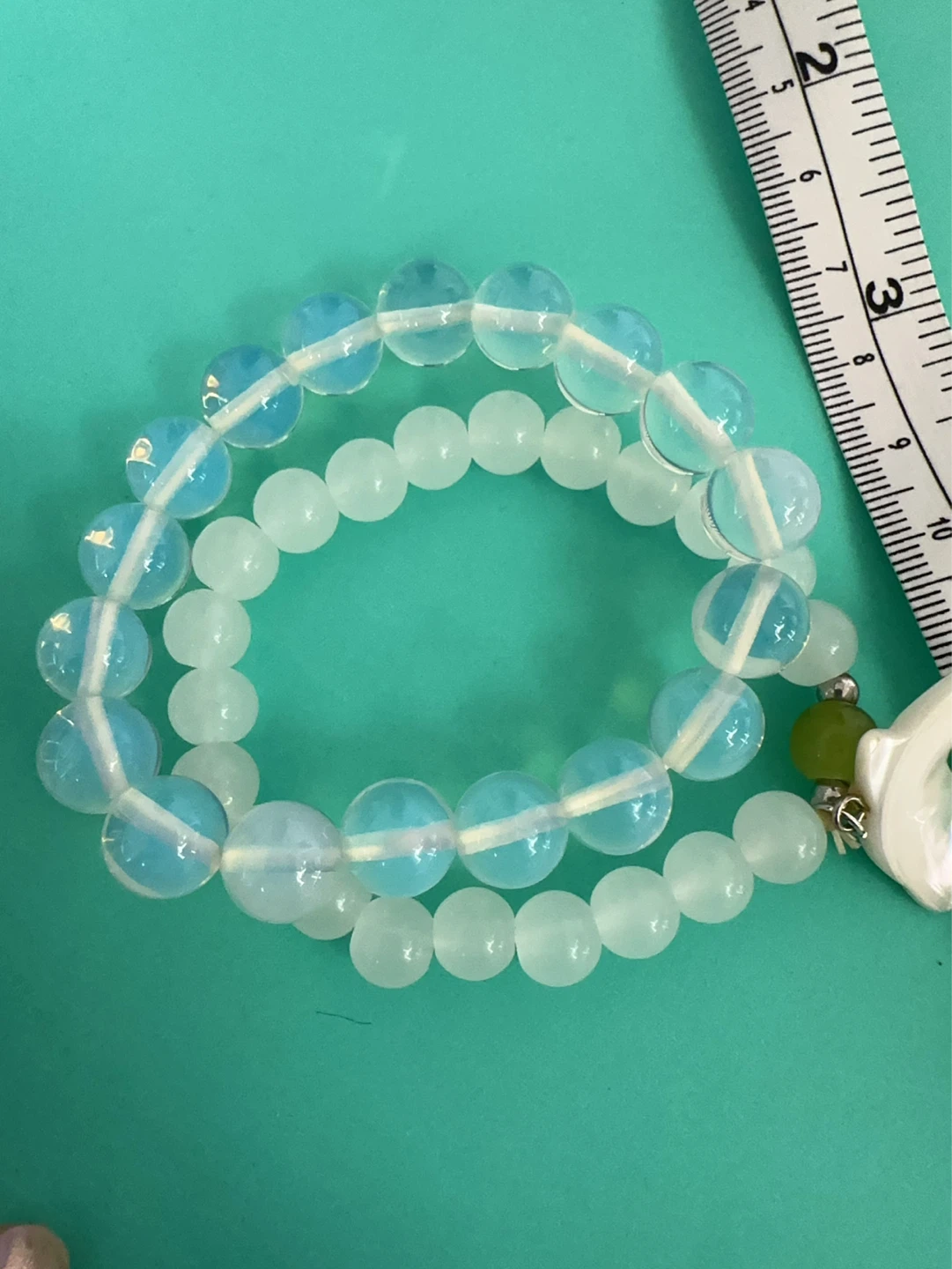 Beaded Bracelets with mother of pearl Dolphin Charm - photo 2