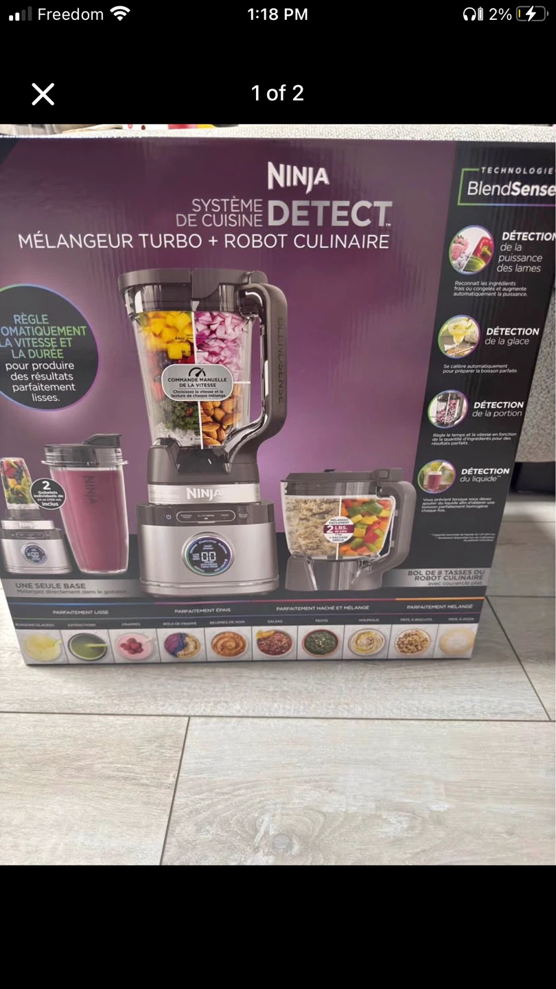 Ninja Detect System Blender + Food Processor - photo 2