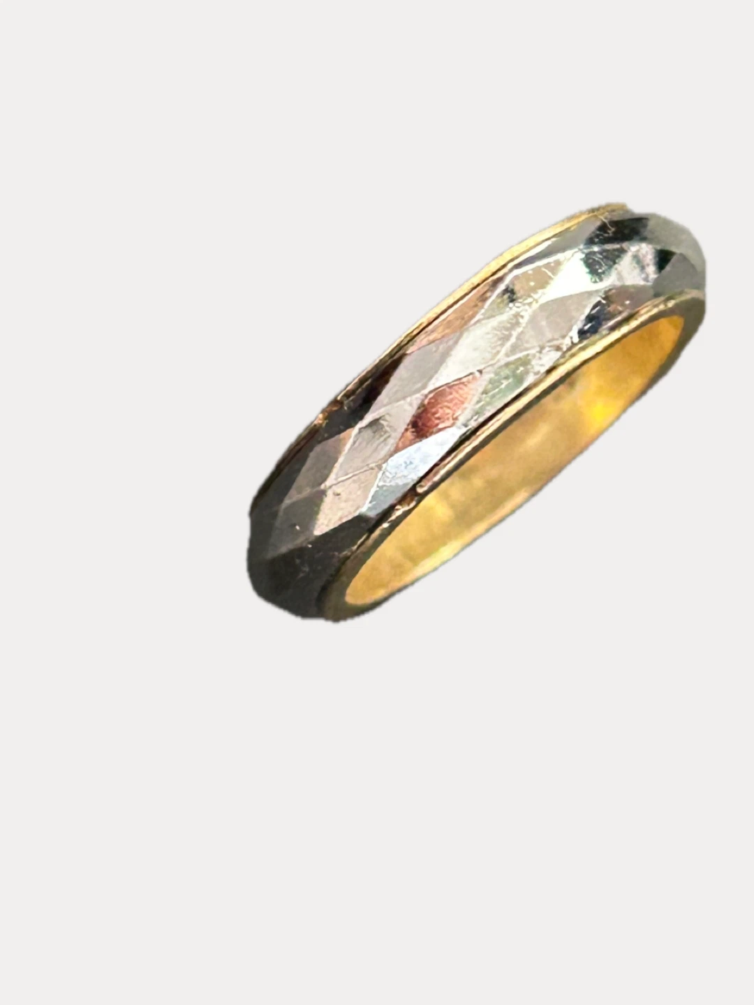 Vintage Faceted Band Ring - photo 2