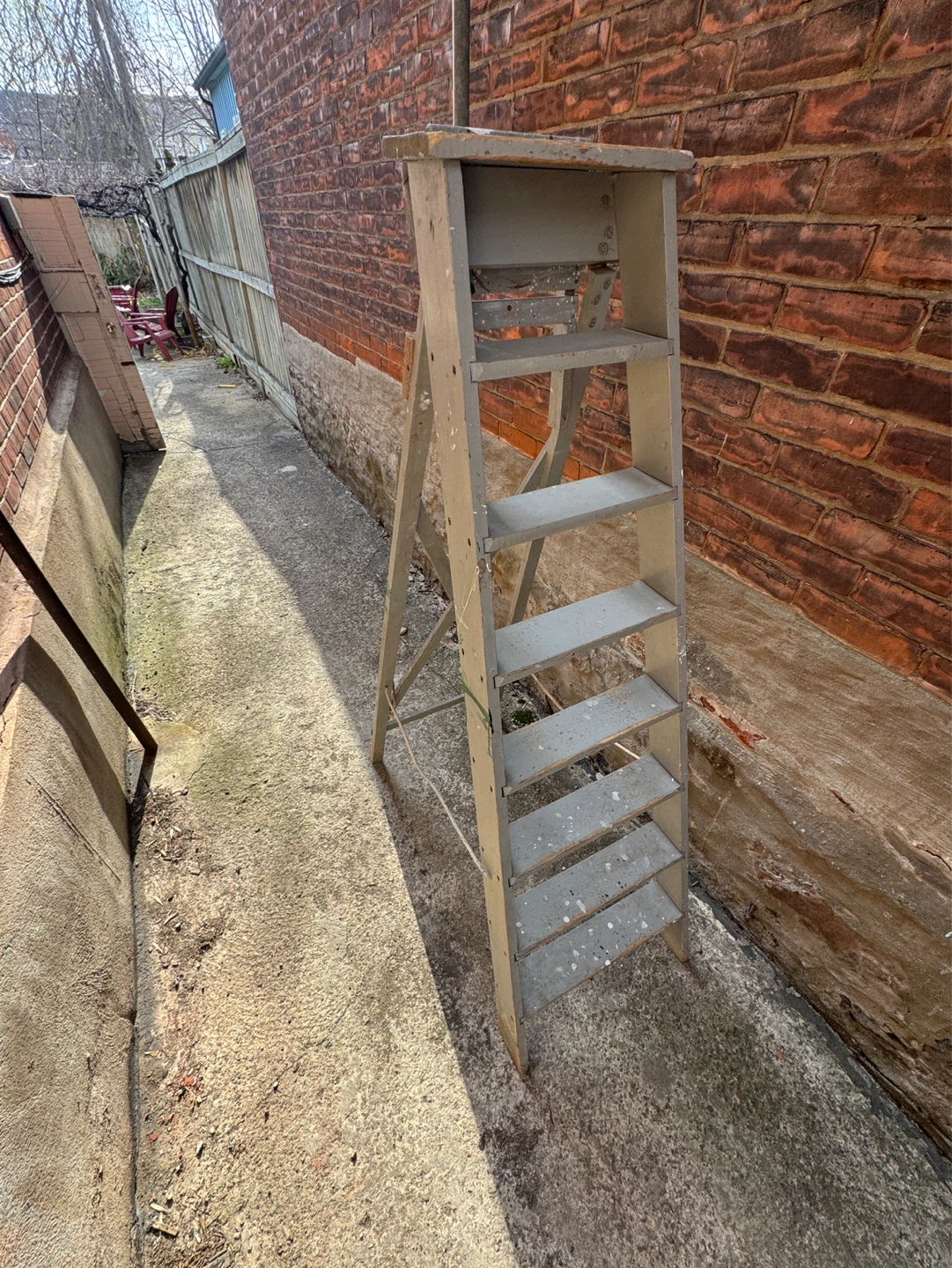Vintage Wooden Step Ladder