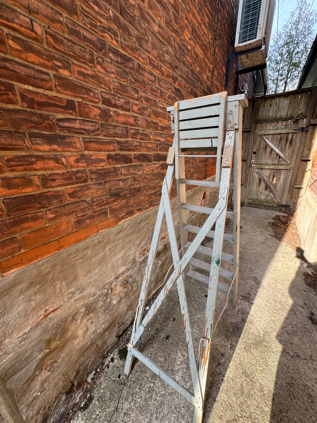 Vintage Wooden Step Ladder - photo 2