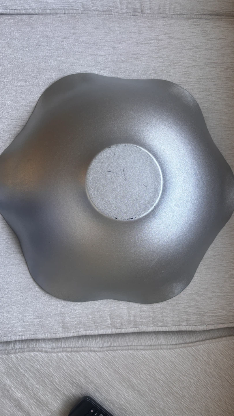 Decorative Teal Swirl Glass Bowl - photo 2