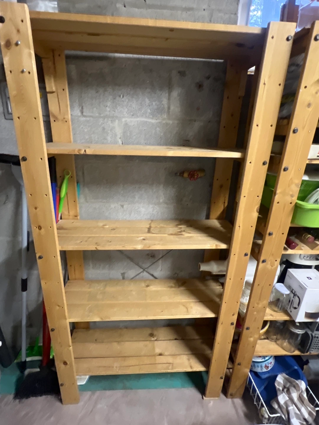 Wooden Shelving Unit