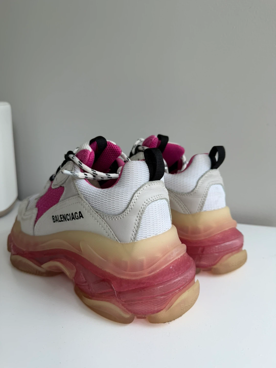 Balenciaga Triple S Sneakers Pink White Size 37 - photo 4