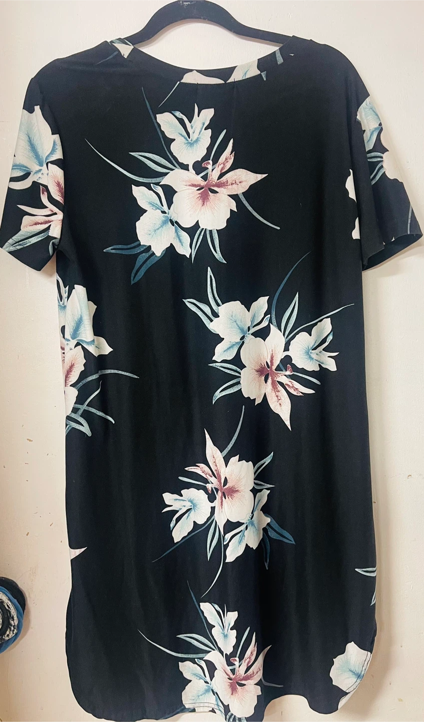 Floral Print T-Shirt Dress - photo 3