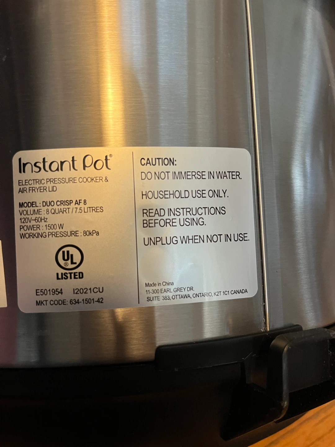 Duo Crisp 8 Quart + Air Fryer - photo 4