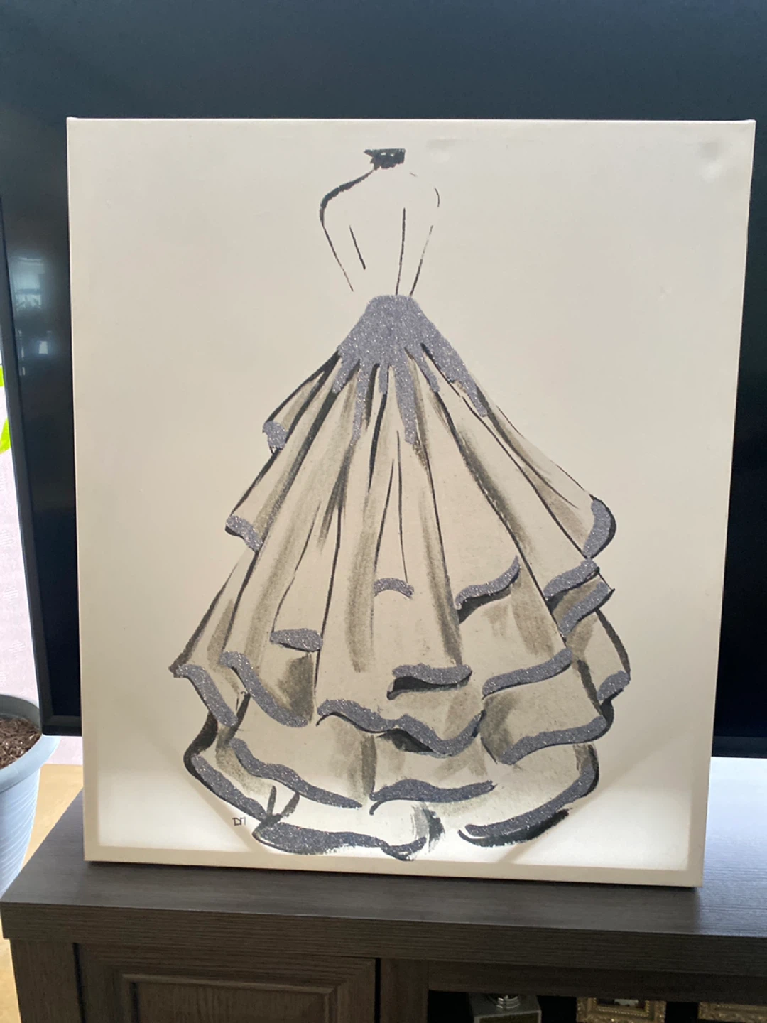 Fashion Illustration Wall Art Canvas Print