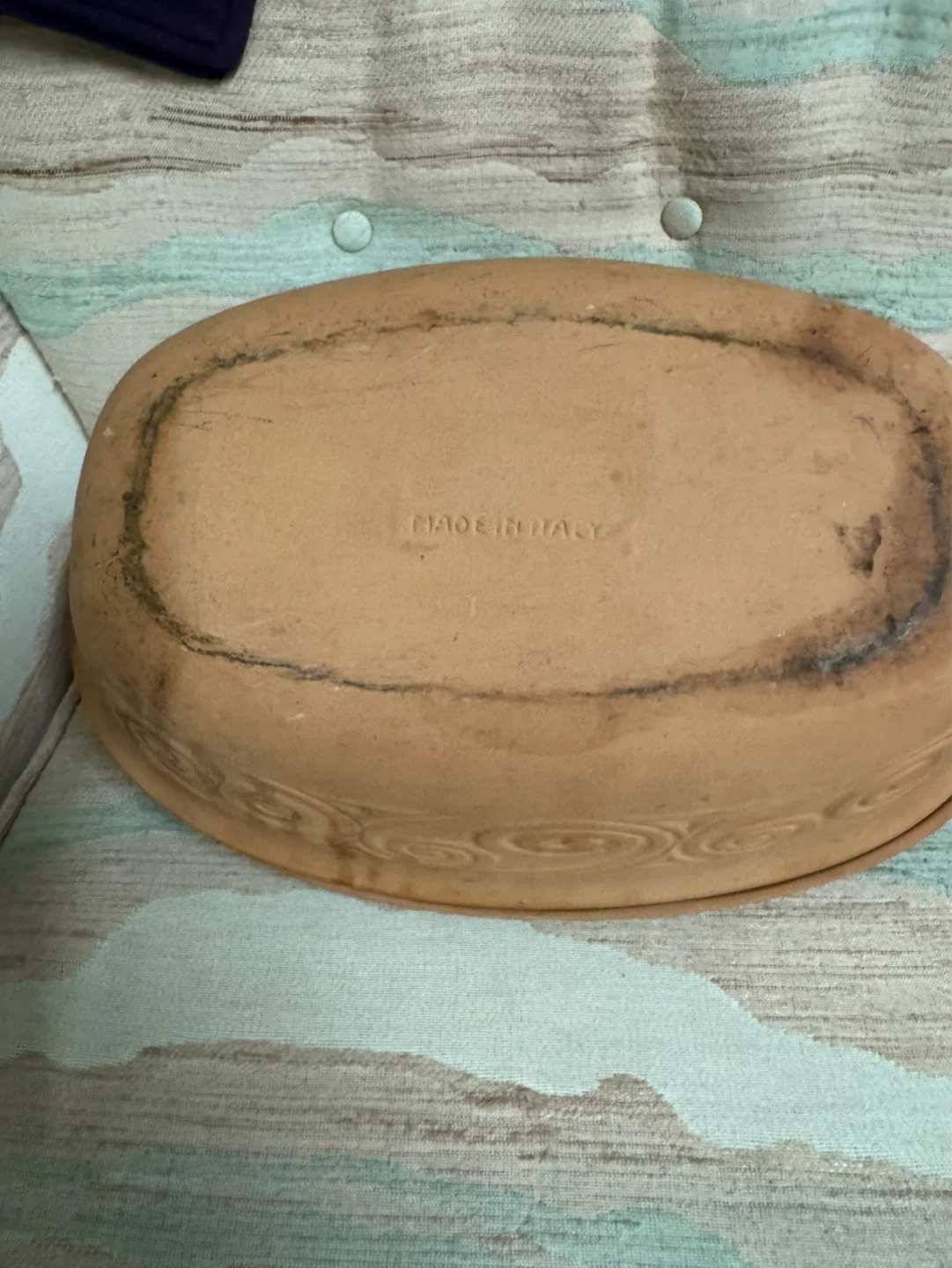 Terracotta Roasting Pan with Lid - photo 3