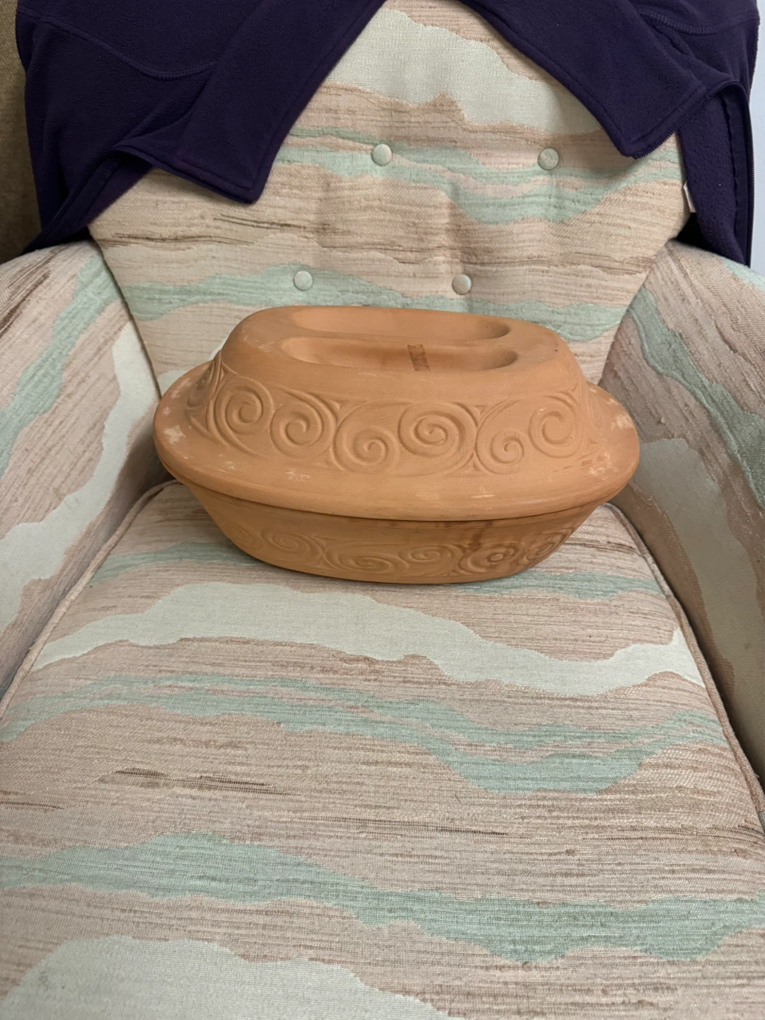 Terracotta Roasting Pan with Lid