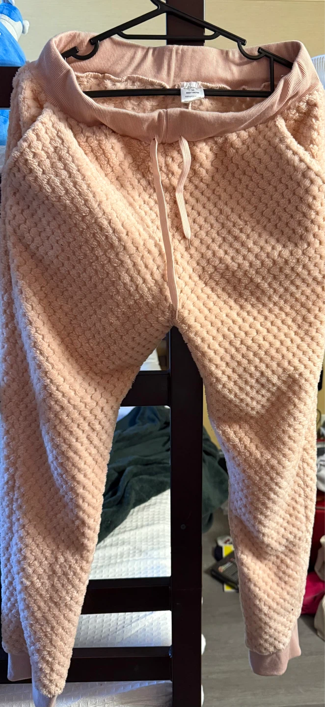 🧡Pink Cozy Plush Joggers Women’s Medium🧡