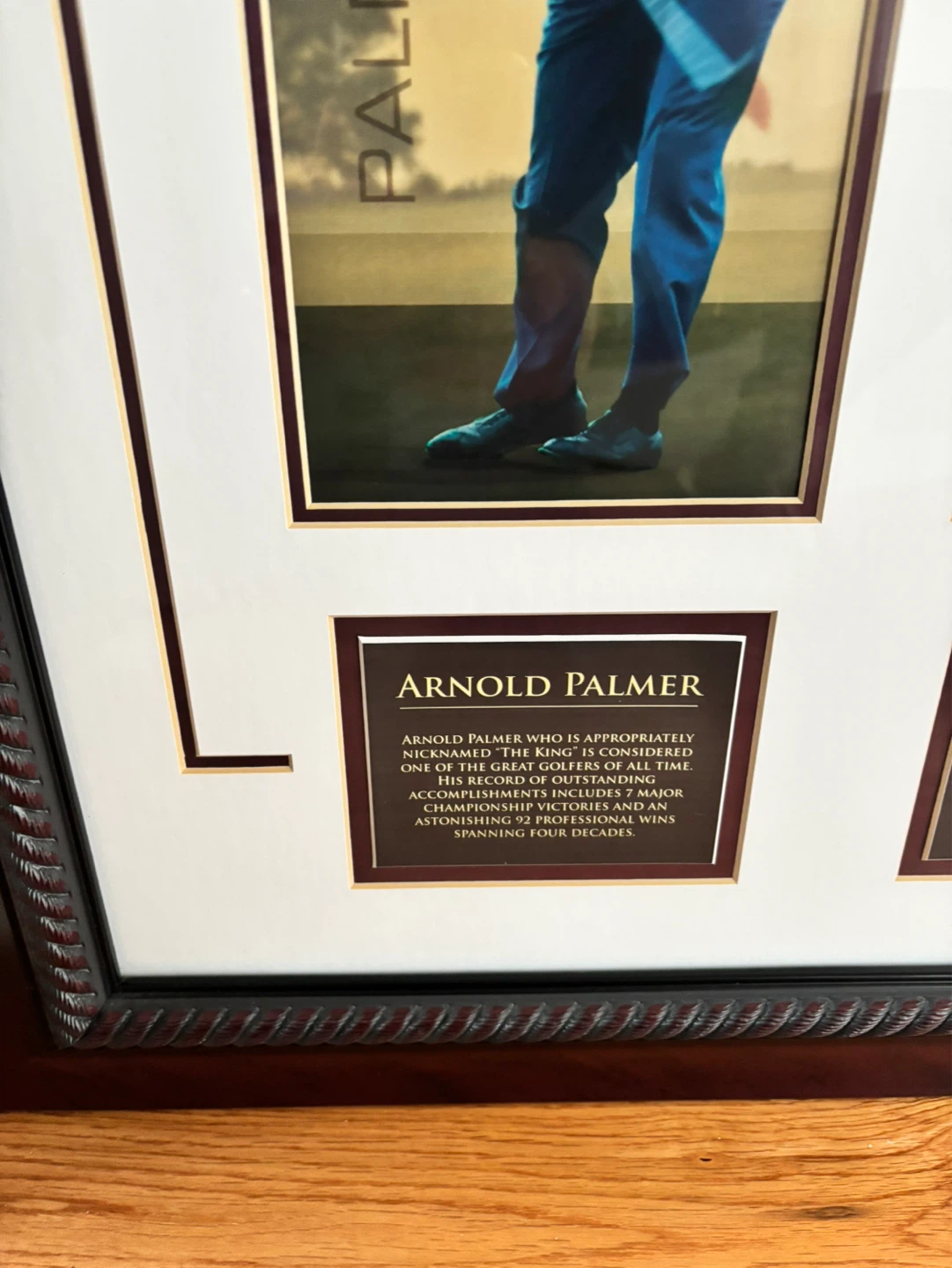 Vintage “Legends of Golf” Deluxe Framed Art - photo 3