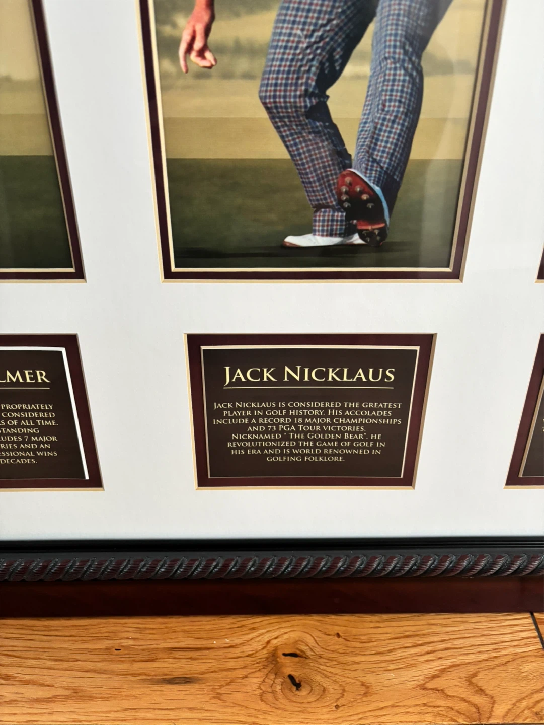 Vintage “Legends of Golf” Deluxe Framed Art - photo 4