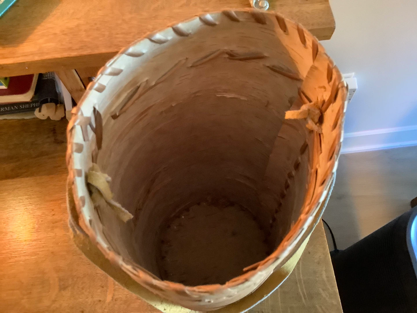 #2 Lg Cylindrical Birch Basket by First Nation Maggie Black 🐞 - photo 4