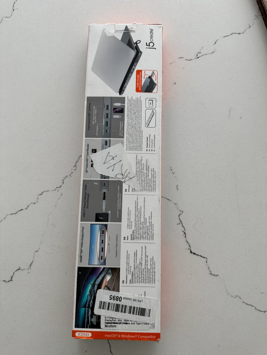 j5 JCD543 USB-C Triple Display Docking Station - photo 3