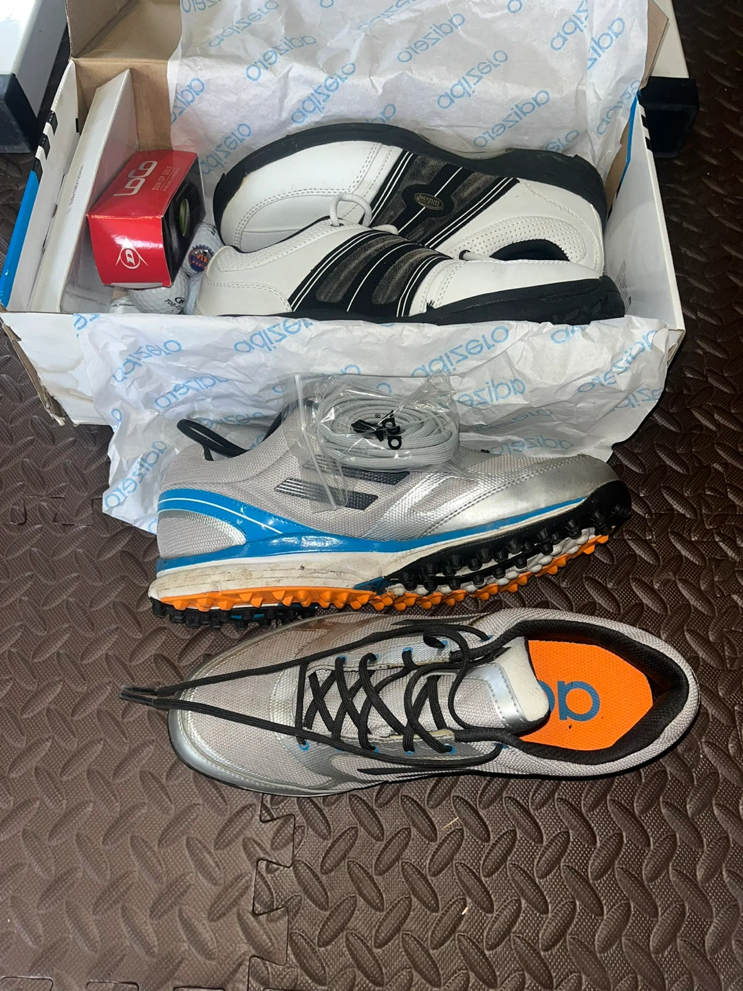 Adidas & Wilson Golf Shoes - 2 Pairs