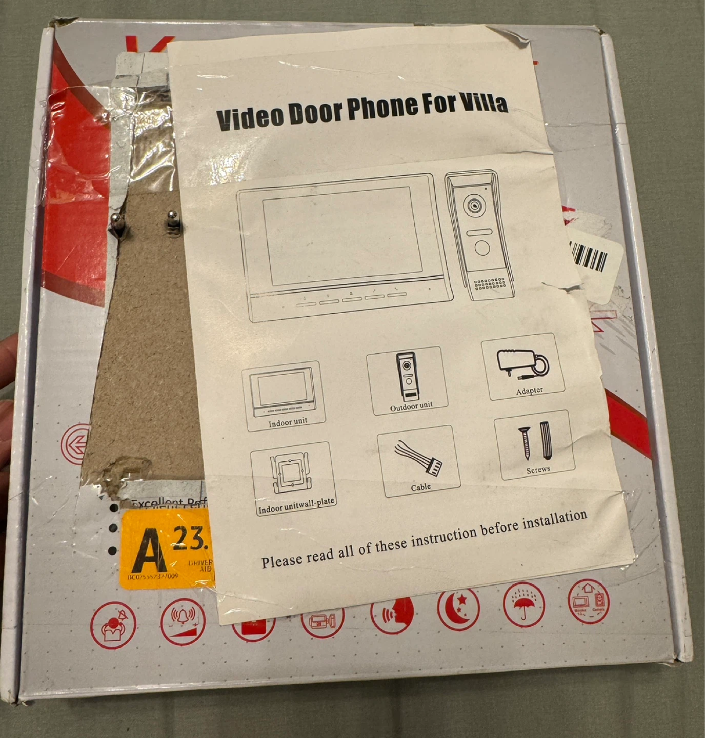 Video Door Phone for Villa, Price Negotiable!