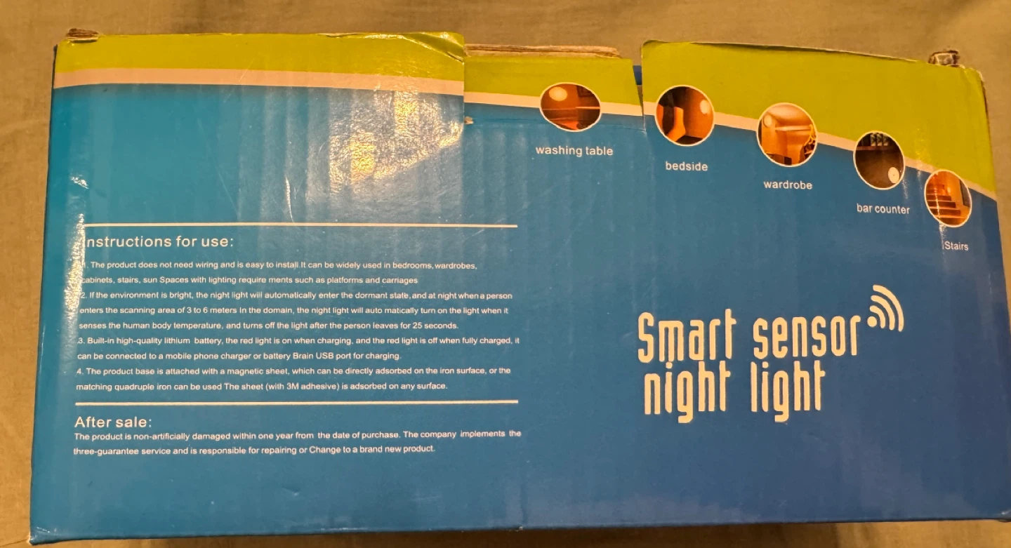 Smart Sensor Night Light, 6 pack - photo 2