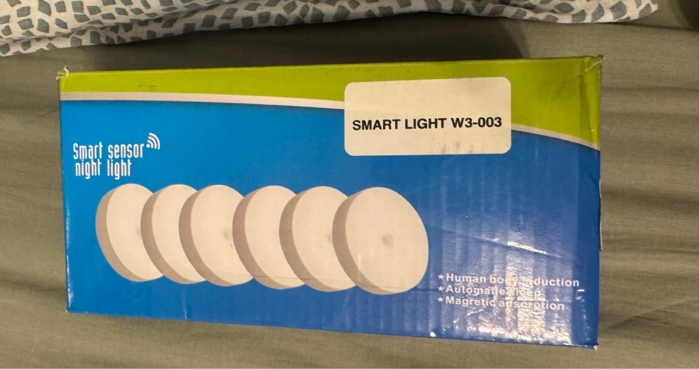 Smart Sensor Night Light, 6 pack