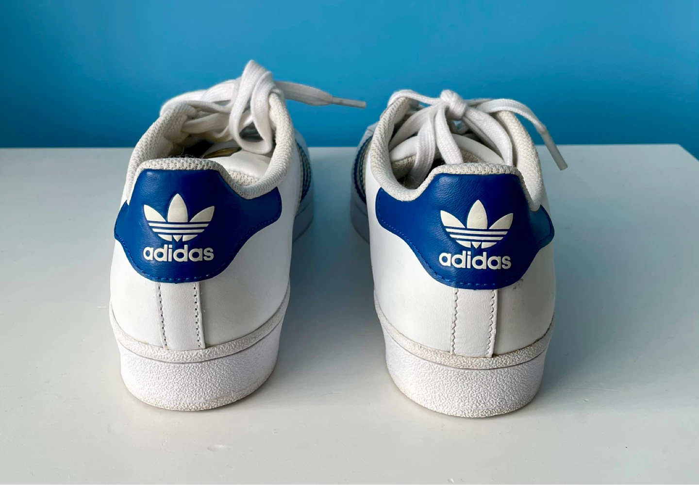 Adidas Superstar Shoes - White/Blue - photo 3