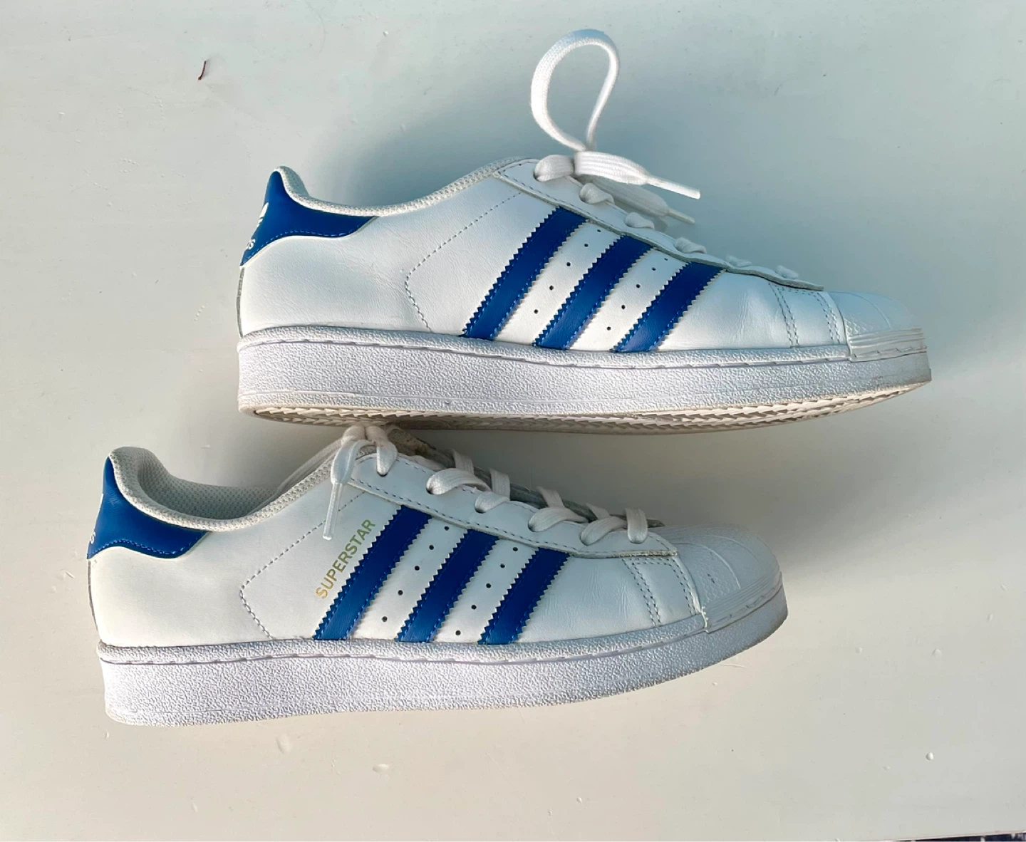 Adidas Superstar Shoes - White/Blue - photo 2