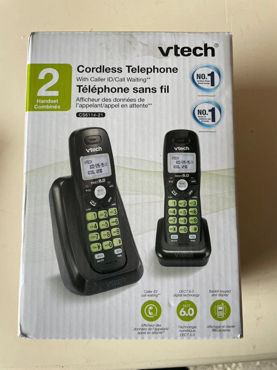 VTech DECT 6.0 Cordless 2-Handset Telephone