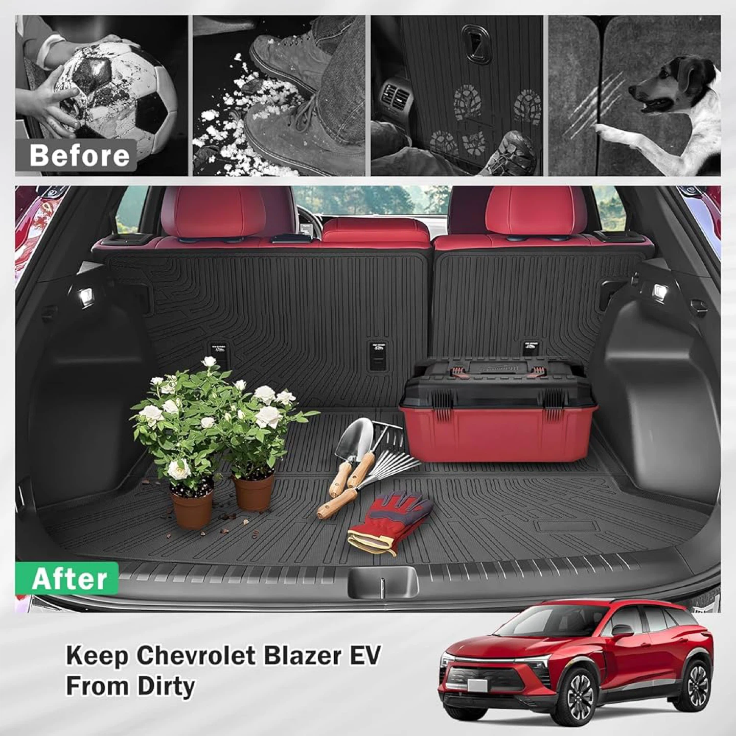 All Weather Floor Mat & Cargo Liner for Chevy Blazer EV - New - photo 5