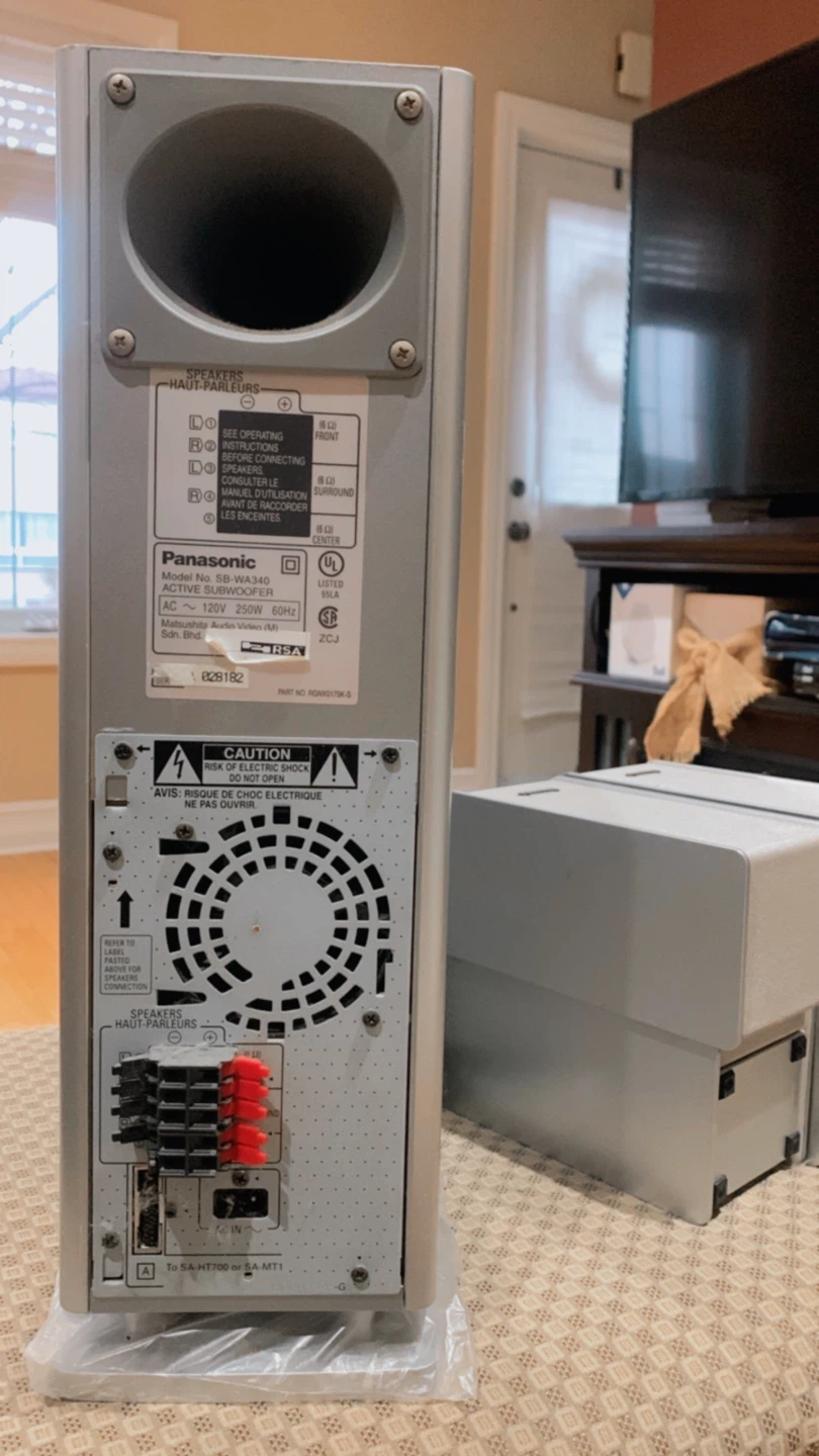 Panasonic Active 2.1 Channel Speaker System - photo 2
