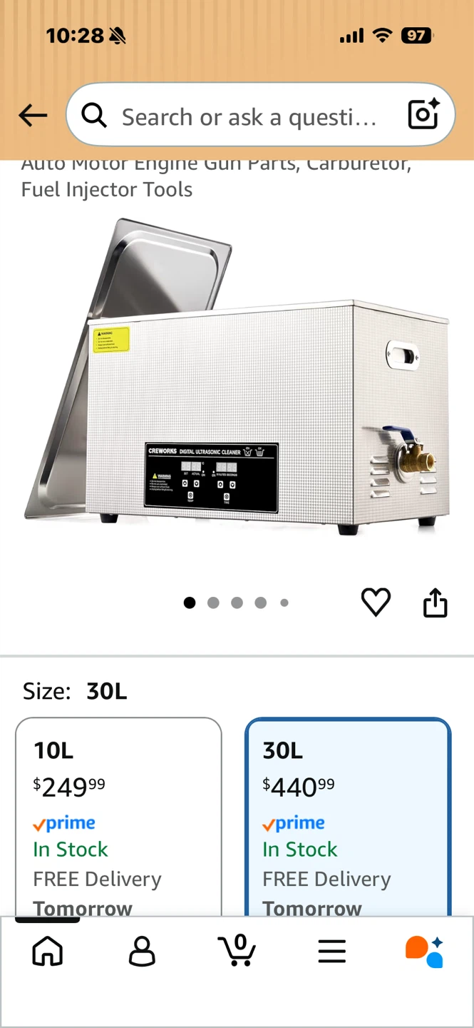 CREWORKS Digital Ultrasonic Cleaner - photo 4