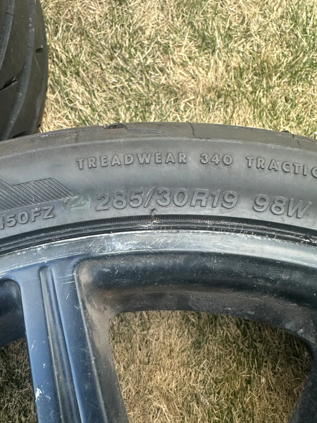 Set of 4 Mercedes-Benz AMG Wheels with Firestone Tires - photo 3