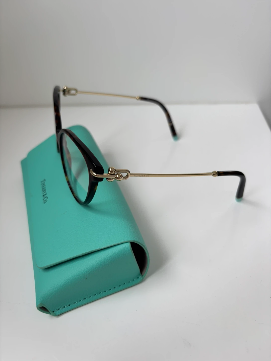 Tiffany & Co. Tortoiseshell Cat-Eye Eyeglasses with Case - photo 4