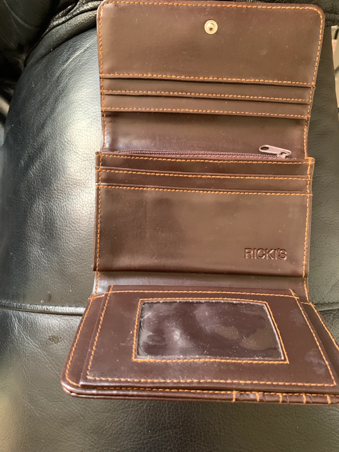 Brown Leather Wallet - RICK'S - photo 2