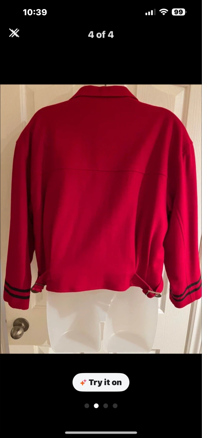 Liz Wear Women's Red Jacket Size M - photo 2