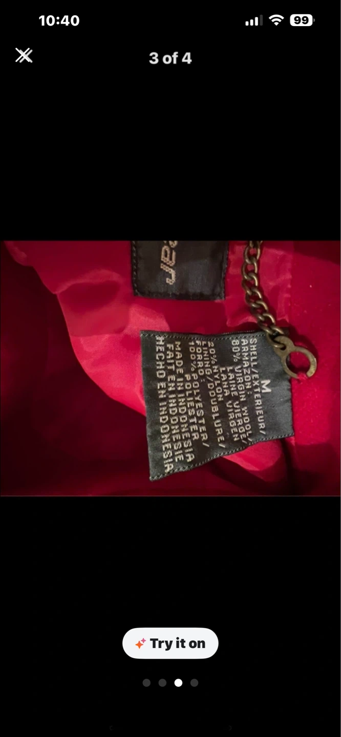Liz Wear Women's Red Jacket Size M - photo 3