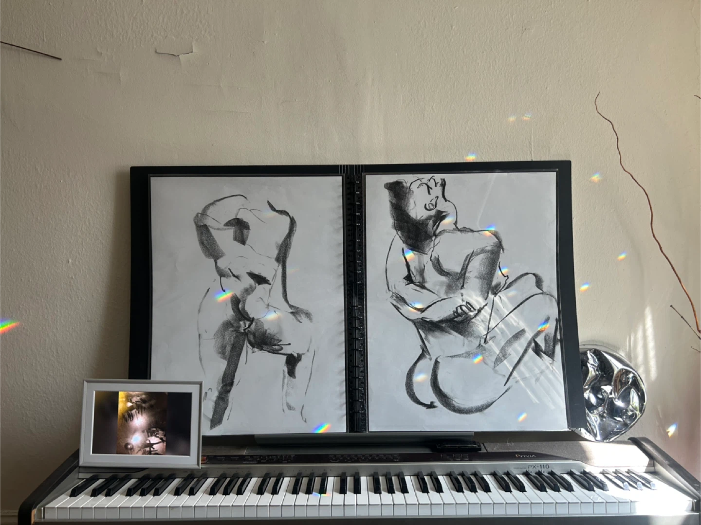 Female Figure Study - Original Charcoal Drawing - 18x24 - photo 3