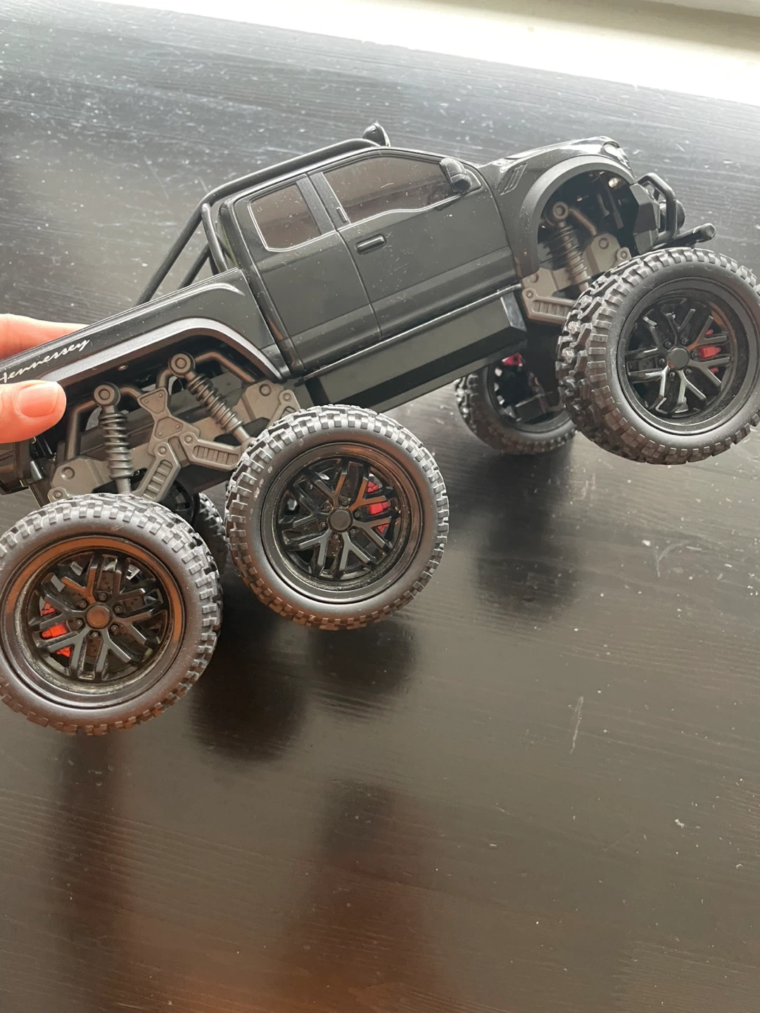 Black 6-Wheel Monster Truck Toy 🌱 - photo 2