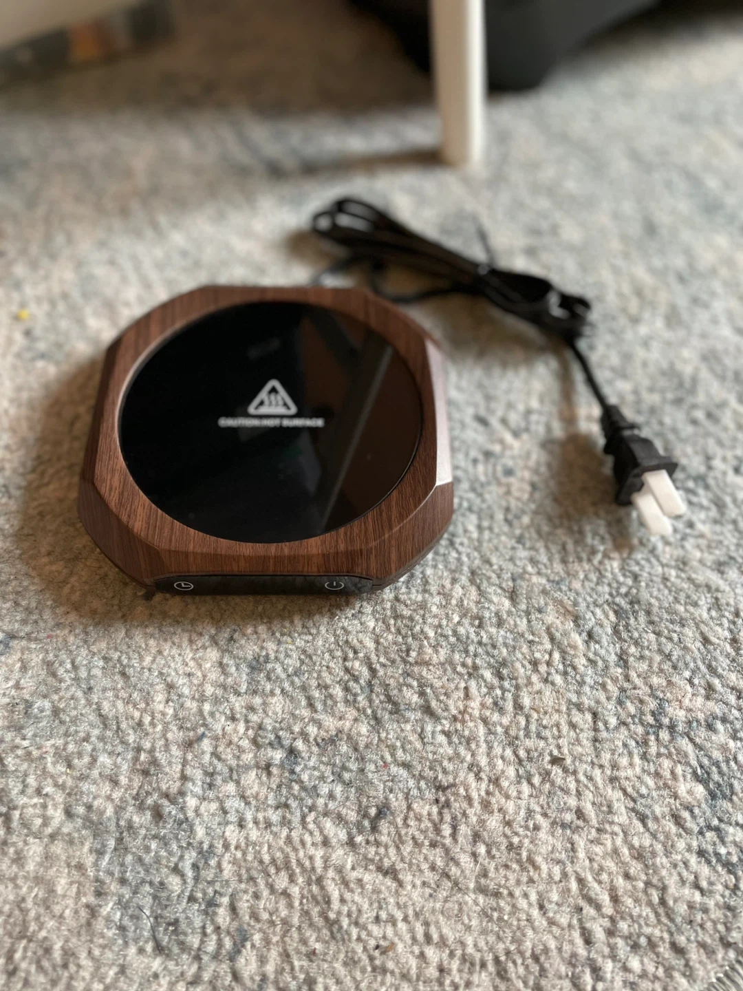 Electric Mug Warmer - Wood Grain Finish