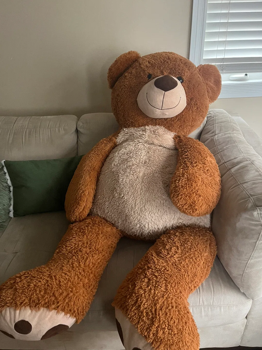 Giant Teddy Bear Plush Toy - Brown