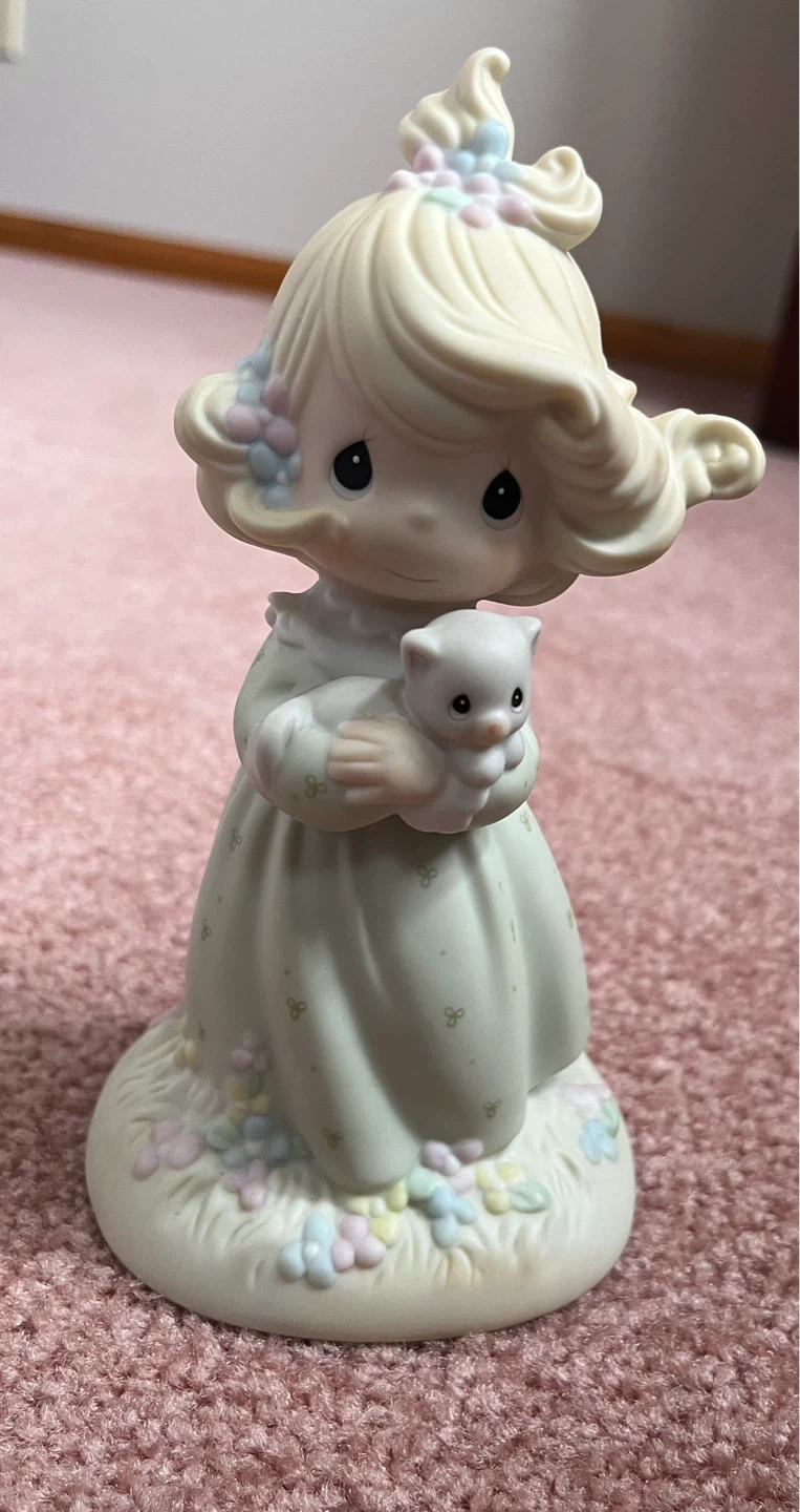 Precious Moments Figurine "You Are Such A Purr-fect Friend" 1992
