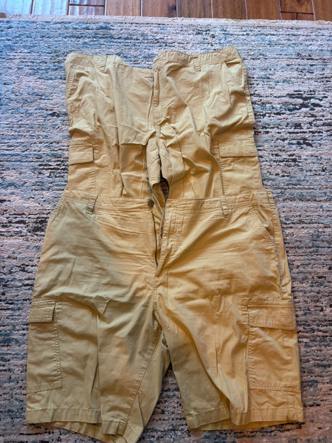 Khaki Cargo Shorts