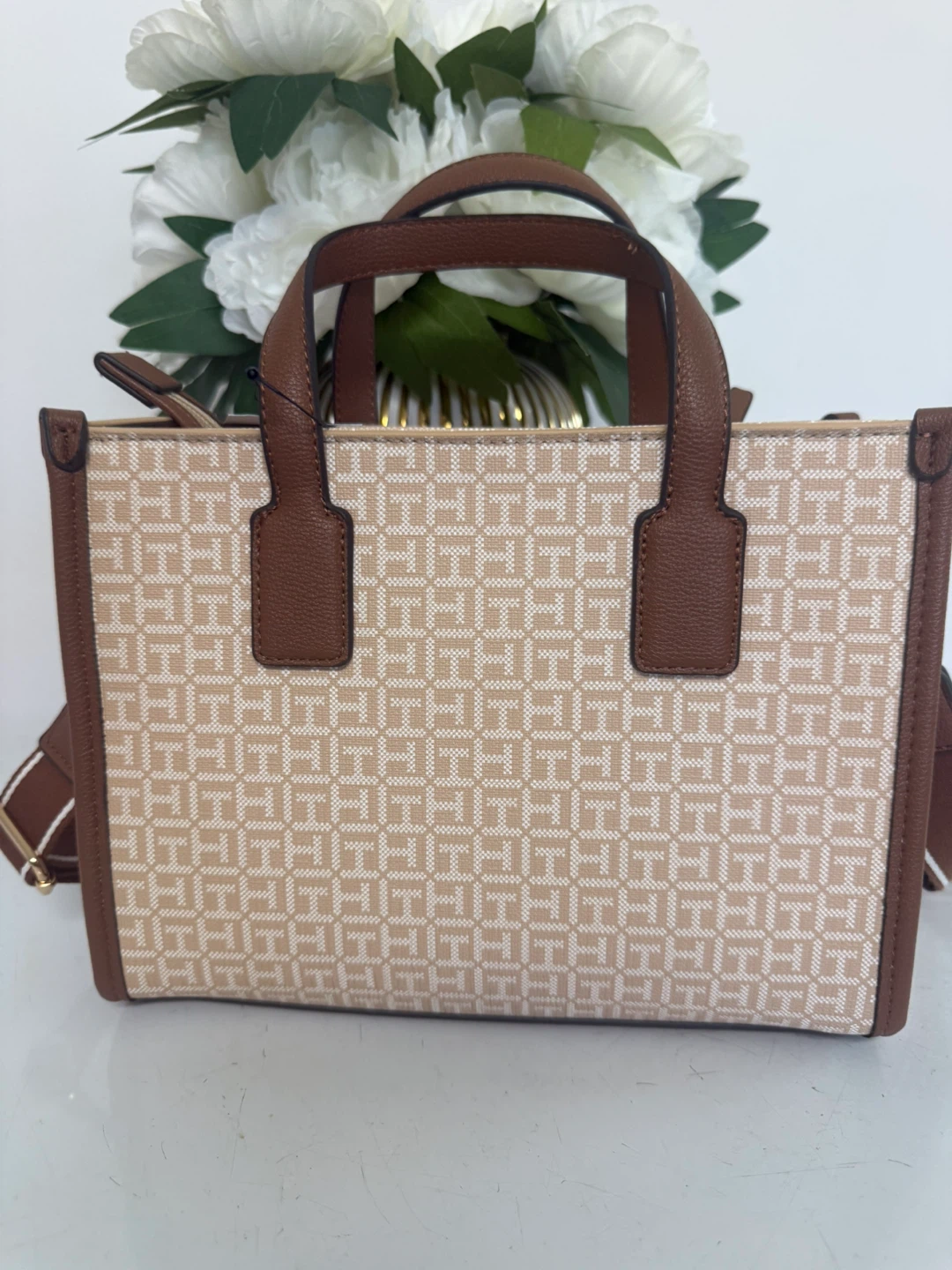 Tommy Hilfiger Monogram Mini Tote Bag - photo 2