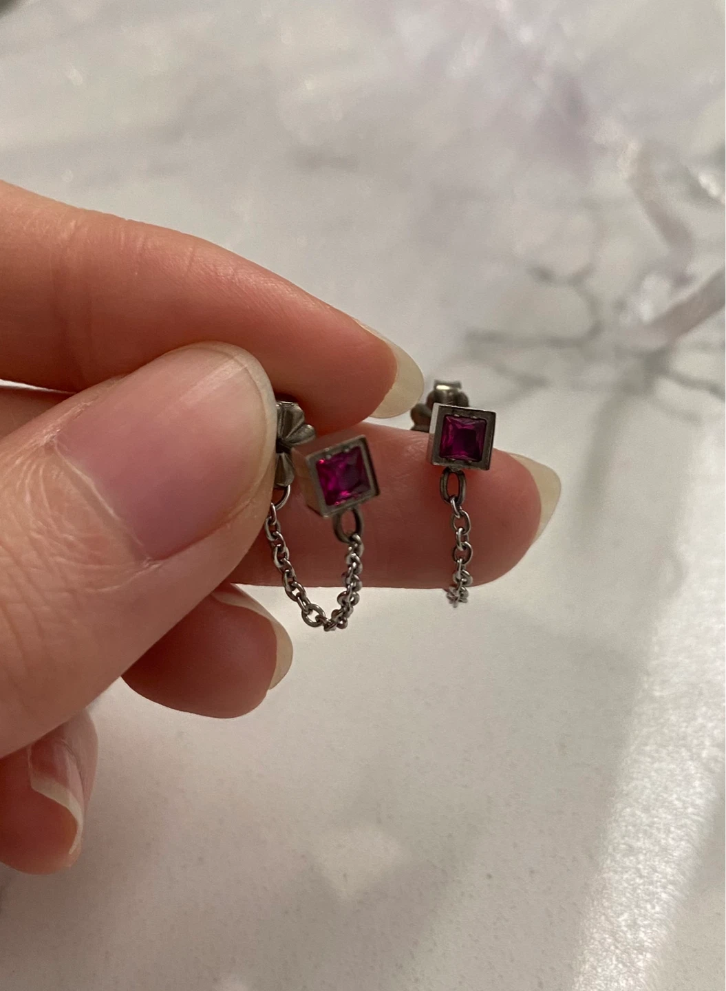 Tini Lux pure titanium earrings - photo 3