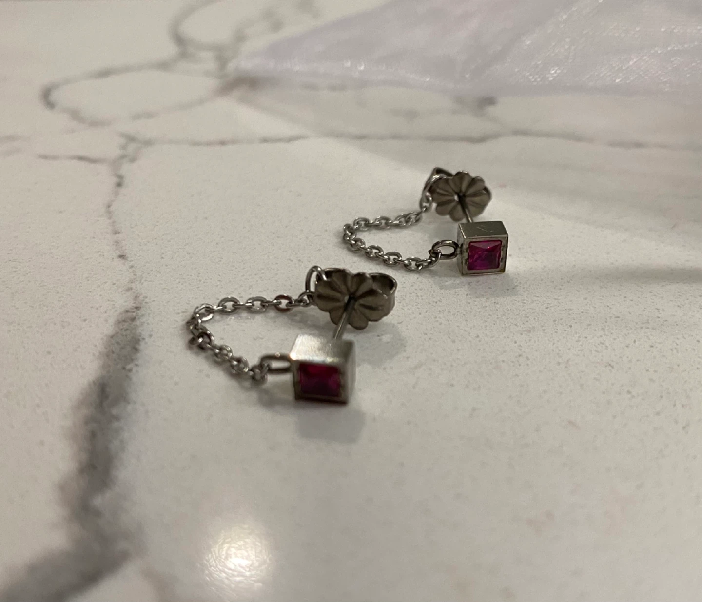 Tini Lux pure titanium earrings - photo 2